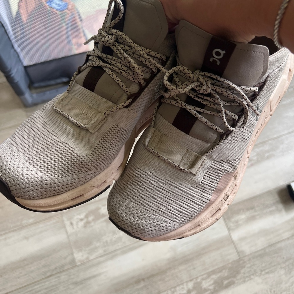 Oncloud Cloudnova Cloudtec Sneakers / Tan + Beige… - image 8